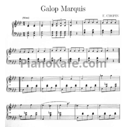 Ноты Ф. Шопен - Галоп Маркуса ля-бемоль мажор - предпросмотр