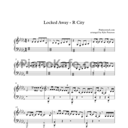 Ноты R. City ft. Adam Levine - Locked away (Версия 2) - предпросмотр