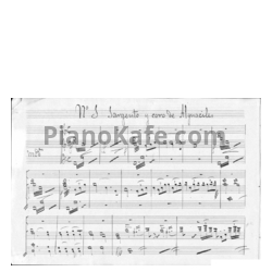 Ноты Мигель Маркес - Сарсуэла "Маленький Бог" (Клавир)