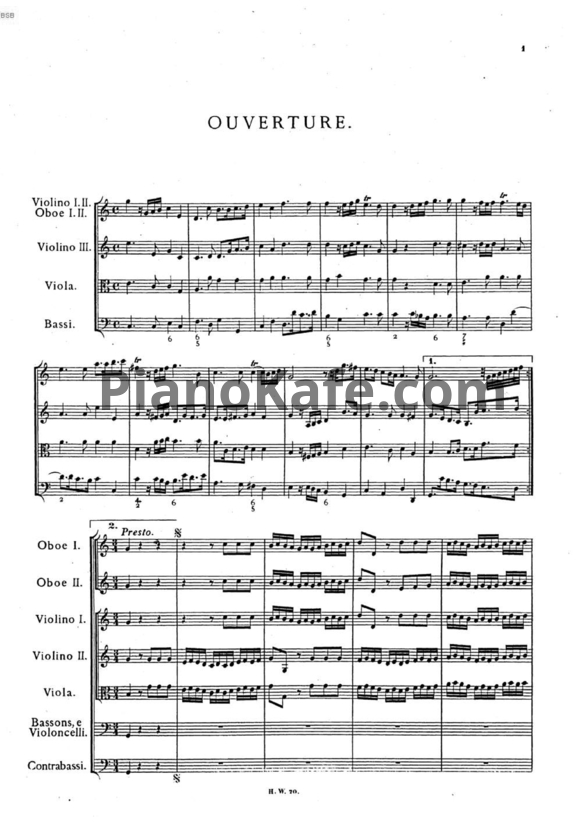 Ноты Георг Гендель - Опера "Роделинда, королева лангобардская" (HWV 19) - PianoKafe.com