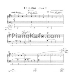 Ноты Dennis Alexander - Falling leaves - предпросмотр