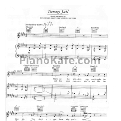 Ноты The Eagles - Teenage jail - предпросмотр