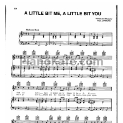 Ноты Neil Diamond - A little bit me, a little bit you