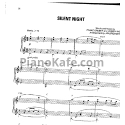 Ноты Franz Gruber and Joseph Mohr - Silent night (Arr. by Jim Brickman) - предпросмотр