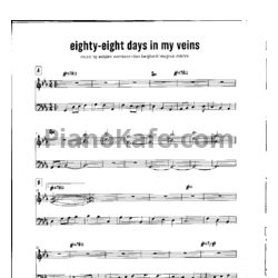 Ноты Esbjörn Svensson Trio - Eighty-eight days in my veins - предпросмотр