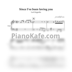 Ноты Led Zeppelin - Since I've been loving you (Piano cover) - предпросмотр
