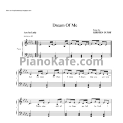Ноты Kirsten Dunst - Dream of me