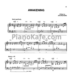 Ноты Jim Brickman - Awakening - предпросмотр