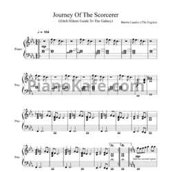 Ноты Eagles - Journey of the sorcerer - предпросмотр