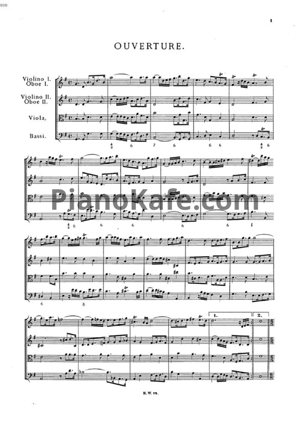Ноты Георг Гендель - Опера "Алессандро" (HWV 21) - PianoKafe.com