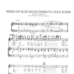 Ноты Elvis Presley - When my blue moon turns to gold again - предпросмотр