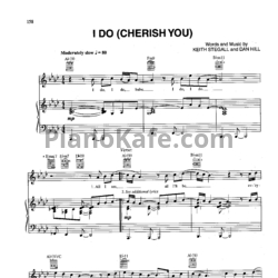 Ноты 98 Degrees - I do (Cherish you) - предпросмотр