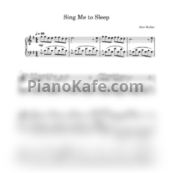 Ноты Alan Walker - Sing me to sleep (Alex Page cover) - предпросмотр