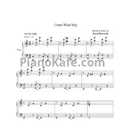 Ноты Ewan McGregor and Nicole Kidman - Come what may