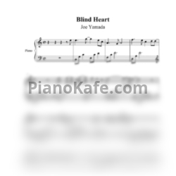 Ноты Joe Yamada - Blind heart - предпросмотр