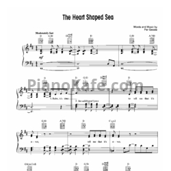 Ноты Roxette - The heart shaped sea - предпросмотр