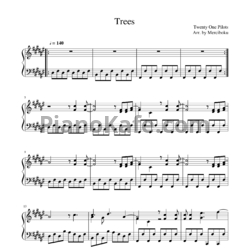 Ноты Twenty one pilots - Trees - предпросмотр