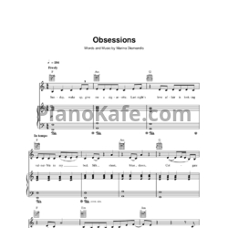 Ноты Marina and the Diamonds - Obsessions - предпросмотр