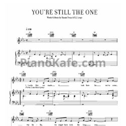 Ноты Shania Twain - You're still the one - предпросмотр