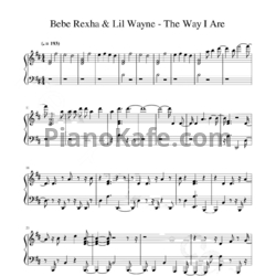 Ноты Bebe Rexha feat. Lil Wayne - The way I are (Dance with somebody) - предпросмотр