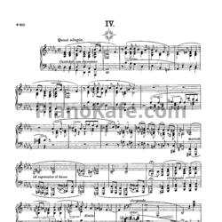 Ноты Ференц Лист - Quasi Adagio (S.172 No.4) - предпросмотр