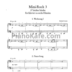 Ноты Манфред Шмитц - Mini rock 3 (17 пьес для фортепиано в 6 рук) - предпросмотр