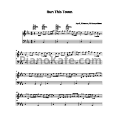 Ноты Jay-Z Feat. Rihanna & Kanye West - Run this town - предпросмотр