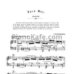 Ноты Луи Моро Готшалк - Suis Moi! (Op. 45) - предпросмотр