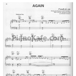 Ноты Jennifer Lopez - Again - предпросмотр