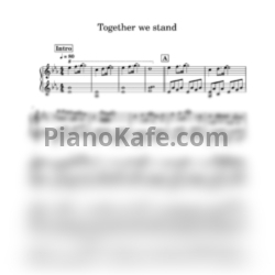 Ноты Ariana Greenblatt - Together we stand - предпросмотр