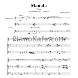 Ноты Nunzio Ortolano - Manola (Tango)