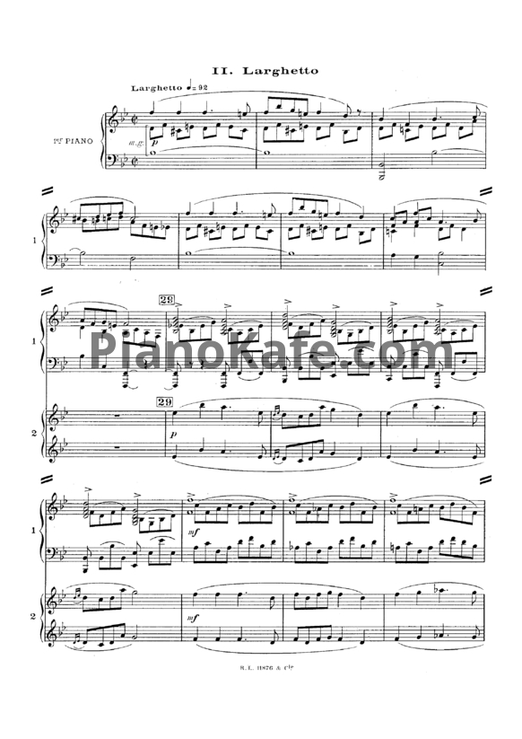 Ноты Франсис Пуленк - Три концерта (для двух фортепиано) - PianoKafe.com