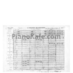 Ноты Мигель Маркес - Концертный полонез №2 для оркестра (Партитура)