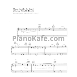 Ноты Eurythmics - There must be an angel (Playing with my heart)