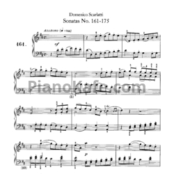Ноты Д. Скарлатти - Сонаты K161-175 - предпросмотр