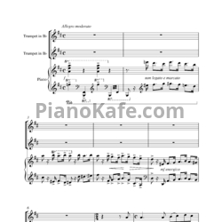 Ноты Илья Арзуманов - Весенняя гроза (Для двух труб и фортепиано) - предпросмотр