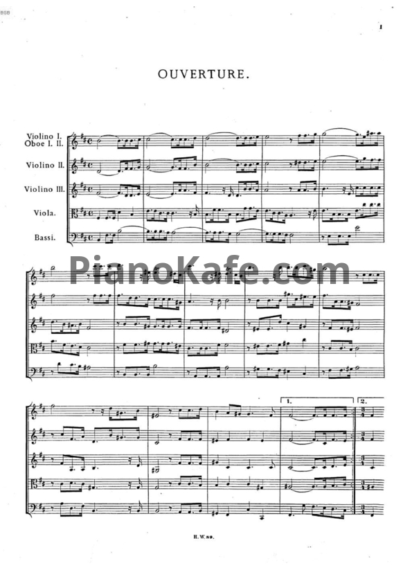 Ноты Георг Гендель - Опера "Арминио" (HWV 36) - PianoKafe.com