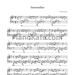 Ноты Vicenzo Piano - Interstellar - предпросмотр