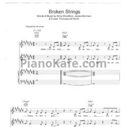 Ноты James Morrison feat. Nelly Furtado - Broken strings - предпросмотр