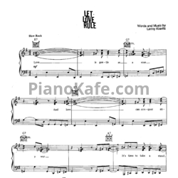 Ноты Lenny Kravitz - Let love rule (Книга нот)