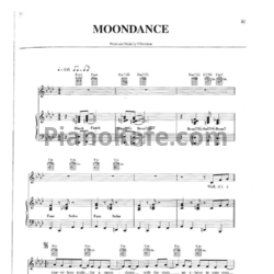 Ноты Michael Buble - Moondance - предпросмотр