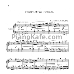Ноты Альберт Лешгорн - 3 Instructive sonaten (Соч. 101) - предпросмотр