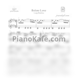 Ноты Luigi Rubino - Before love - предпросмотр