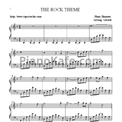 Ноты Hans Zimmer - The rock - предпросмотр