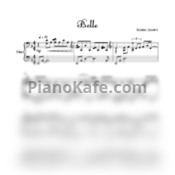 Ноты Riccardo Cocciante - Belle (Bruce Parker version)