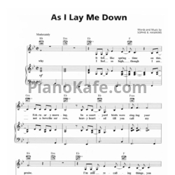 Ноты Sophie B. Hawkins - As I lay me down