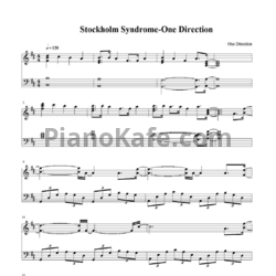 Ноты One Direction - Stockholm Syndrome - предпросмотр
