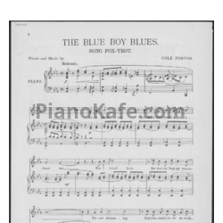 Ноты Cole Porter - The Blue Boy Blues - предпросмотр