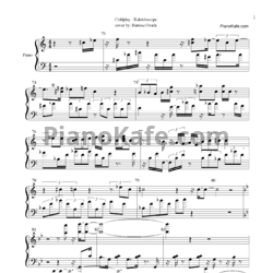 Ноты Coldplay - Kaleidoscope - предпросмотр