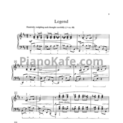 Ноты William Gillock - Legend - предпросмотр